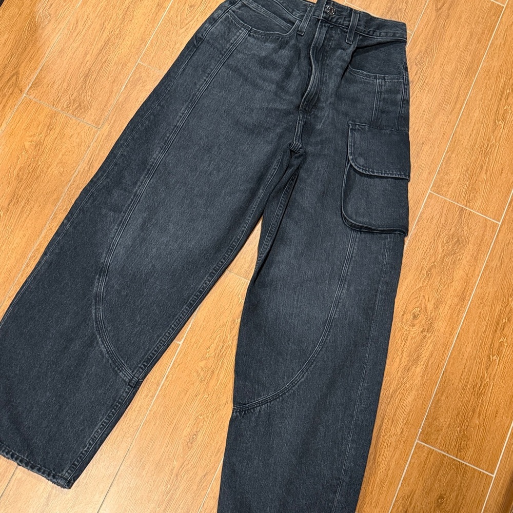 Agolde High Rise Women Jeans - Dark Gray